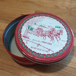 Vintage Shirley Jean Fruit Cake Tin